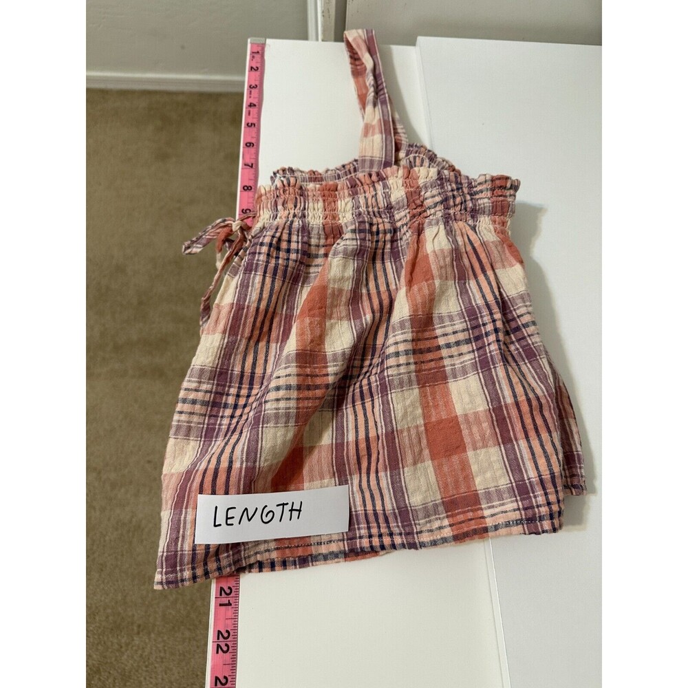 American Eagle Crop Y2K Top XL Boho Western Festival Hippie Picnic Cottagecore - Picture 9 of 12